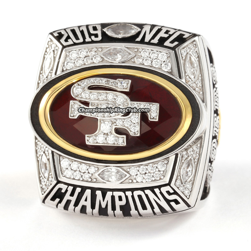 2019 San Francisco 49ers NFC Championship Ring/Pendant(C.Z.logo)